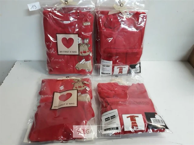 6 x baby kerstpak - afbeelding 1 van  3