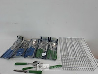 6 x bestekset 4 delig + bestekmand - afbeelding 2 van  3