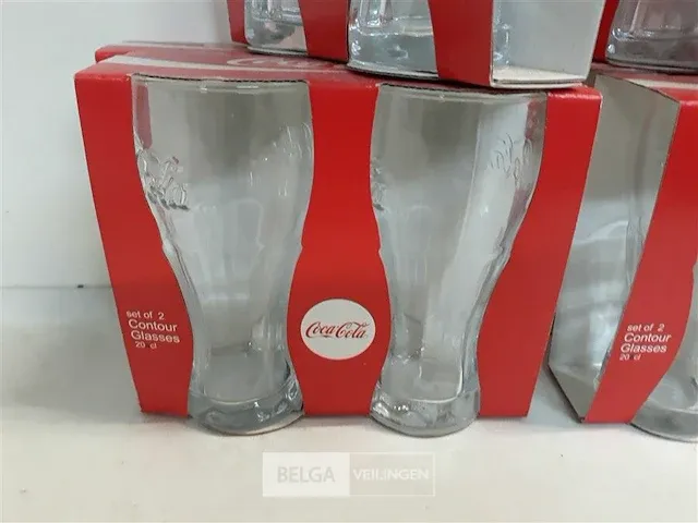 6 x coca cola glazen 2 stuks 20 cl - afbeelding 3 van  3