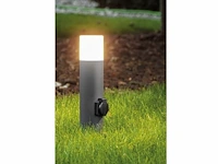 6 x cortona 40 schuko buiten lamp zwart - afbeelding 1 van  8