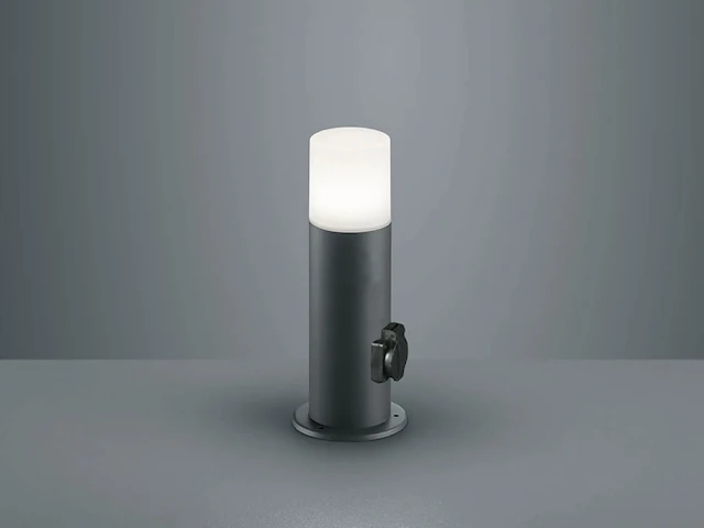 6 x cortona 40 schuko buiten lamp zwart - afbeelding 5 van  8