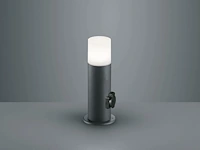 6 x cortona 40 schuko buiten lamp zwart - afbeelding 5 van  8