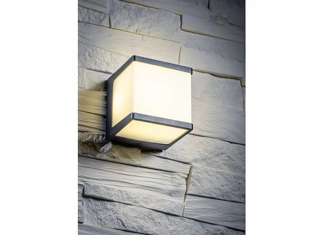 6 x cube opal wand armaturen zwart - afbeelding 1 van  8