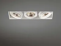 6 x deltalight ar70 triple minigrid in trimless wit - afbeelding 1 van  5