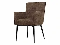6 x design eetkamerstoel fls bruin - afbeelding 1 van  5