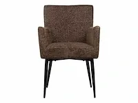 6 x design eetkamerstoel fls bruin - afbeelding 2 van  5