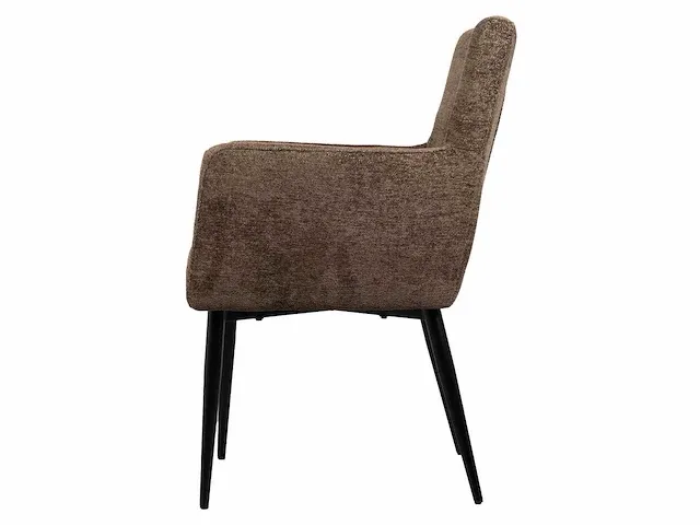 6 x design eetkamerstoel fls bruin - afbeelding 3 van  5