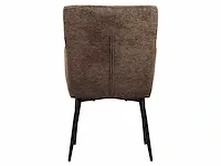 6 x design eetkamerstoel fls bruin - afbeelding 4 van  5