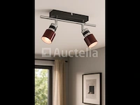 6 x dubbele plafondspot – hl7152 – g9 – 2 x 40w max – rood - afbeelding 2 van  3