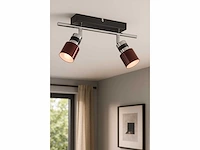 6 x dubbele plafondspot – hl7152 – g9 – 2 x 40w max – rood - afbeelding 1 van  3