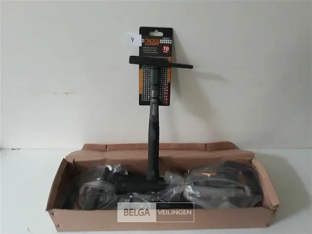 6 x elektricien hamer met fiber steel 18 mm - afbeelding 1 van  3