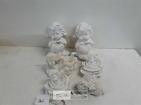 6 x engelen mix polyester 6-15 cm - afbeelding 1 van  3