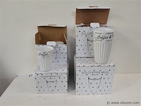 6 x espressomok + 6 x koffiemok - afbeelding 1 van  2