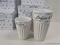 6 x espressomok + 6 x koffiemok - afbeelding 2 van  2
