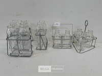 6 x flesjes in houder 3 assorti - afbeelding 2 van  3