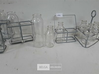 6 x flesjes in houder 3 assorti - afbeelding 3 van  3