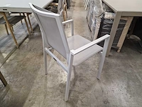 6 x garden prestige alu stapelstoel arosa met mistral grijs mat - afbeelding 7 van  9