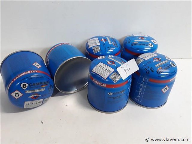 6 x gaspatroon 190 gram - afbeelding 1 van  2