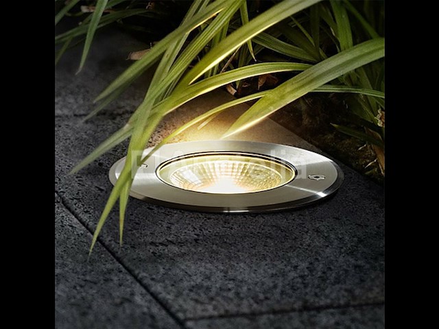 6 x grondspot rond gu10 – ip65 waterdicht – ø110 mm – metaal/pvc – buiten (sgd-02r) - afbeelding 2 van  4