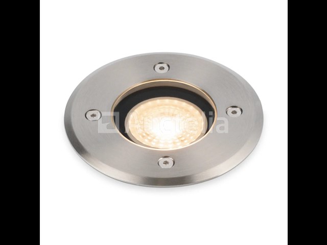 6 x grondspot rond gu10 – ip65 waterdicht – ø110 mm – metaal/pvc – buiten (sgd-02r) - afbeelding 3 van  4