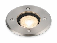 6 x grondspot rond gu10 – ip65 waterdicht – ø110 mm – metaal/pvc – buiten (sgd-02r) - afbeelding 4 van  4