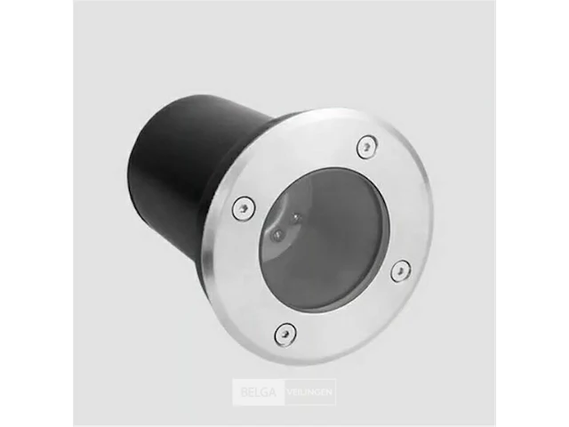 6 x grondspot rond gu10 – ip65 waterdicht – ø110 mm – metaal/pvc – buiten (sgd-02r) - afbeelding 4 van  5