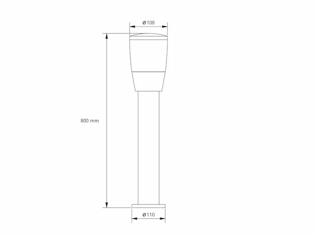 6 x gt torro 80 dimbare design buiten lampen - afbeelding 2 van  8