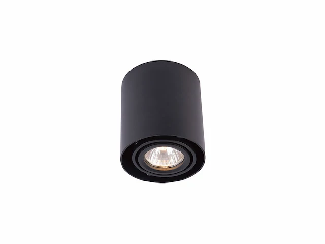 6 x gu10 design armatuur 10cm zwart kantelbaar - afbeelding 1 van  4