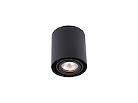 6 x gu10 design armatuur 10cm zwart kantelbaar - afbeelding 1 van  4
