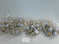 6 x guirlande pvc goud zilver - afbeelding 1 van  3