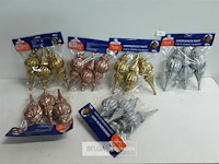 6 x hangdeco pvc 3 stuks 18 cm - afbeelding 2 van  3