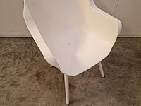6 x hartman alu stapelstoel sophie wit mat - kuip pp wit outdoor - afbeelding 4 van  4