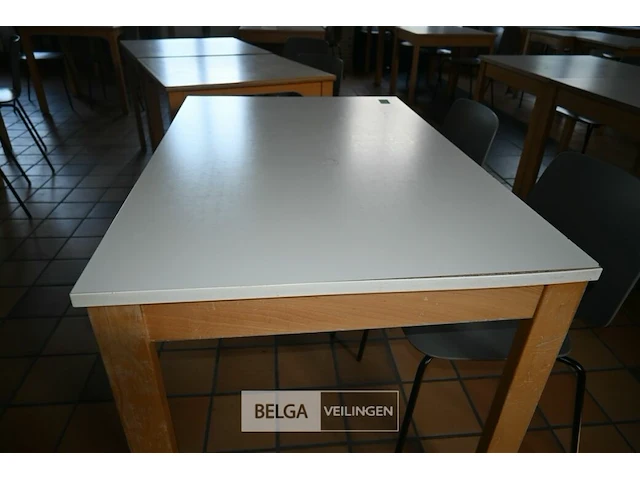6 x houten tafel - afbeelding 3 van  4
