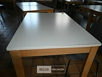 6 x houten tafel - afbeelding 3 van  4