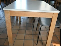 6 x houten tafel - afbeelding 4 van  4
