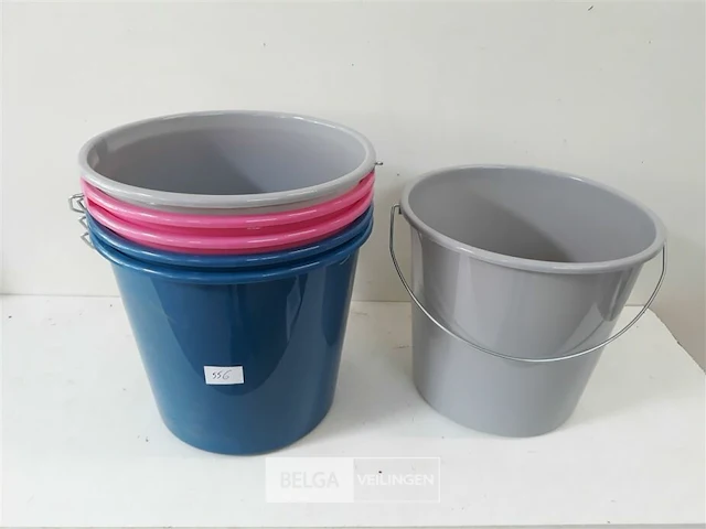 6 x huishoudemmer 10l - afbeelding 1 van  3