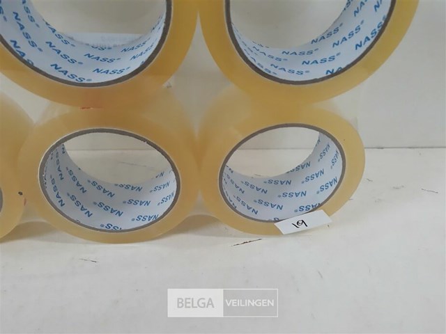 6 x inpakkleefband transparant 66m x 48 m - afbeelding 3 van  3
