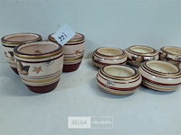 6 x kaarsje in pot + 3 x t-lichthuisje 7 cm - afbeelding 3 van  3