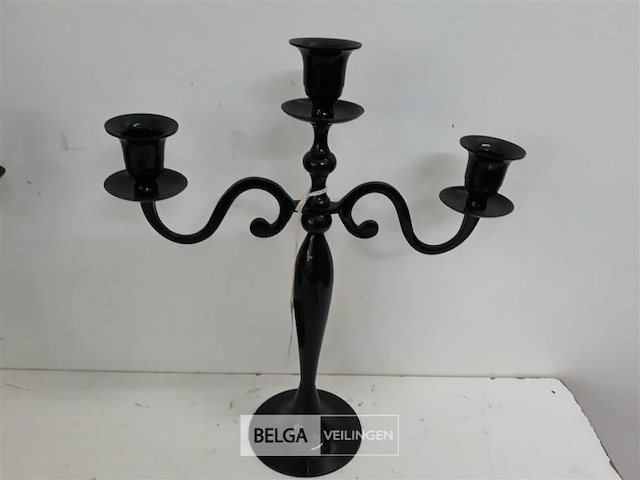 6 x kandelaar voor 3 kaarsen - afbeelding 3 van  3