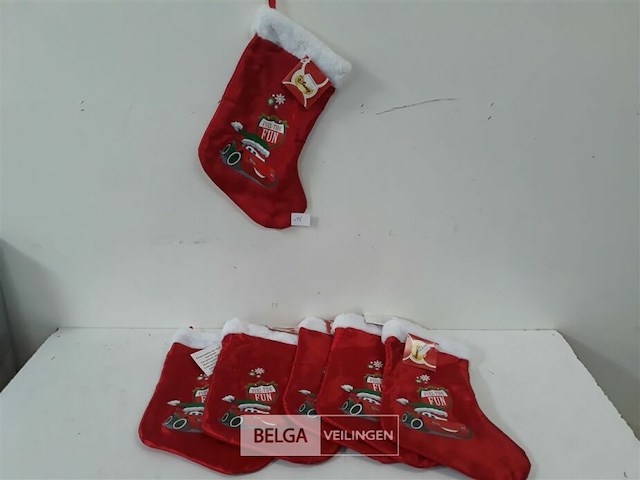 6 x kerstsok disney cars - afbeelding 1 van  3