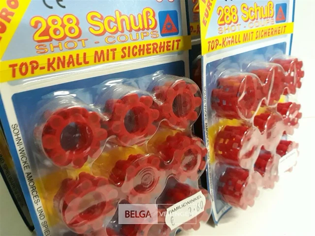6 x klappers voor speelgoedgeweer 8 shot 288 knallen - afbeelding 3 van  3