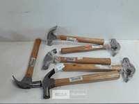 6 x klauwhamer met houten steel - afbeelding 2 van  3