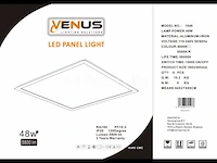 6 x led paneel 48w - 60cm x 60cm - 4000k neutraal wit - afbeelding 4 van  4