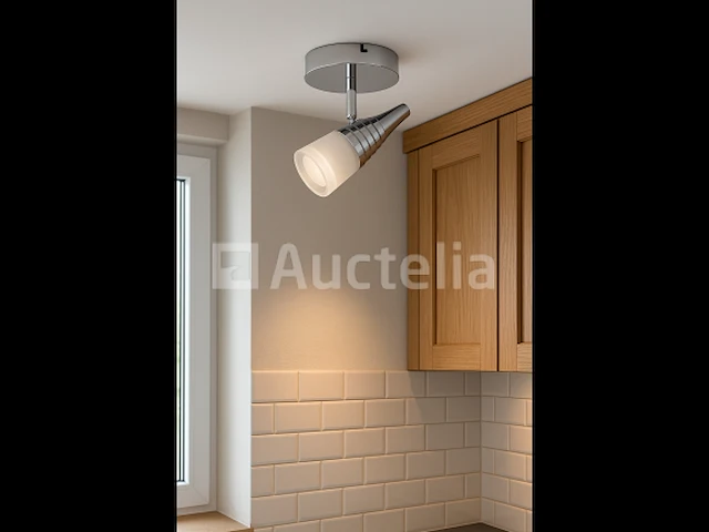 6 x led plafondspot – di02 – 5w – 4000k – neutraal wit – zilver - afbeelding 2 van  4