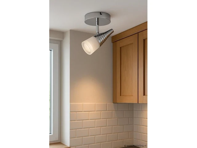 6 x led plafondspot – di02 – 5w – 4000k – neutraal wit – zilver - afbeelding 1 van  4