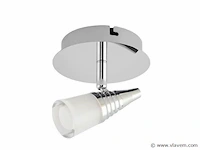 6 x led plafondspot – di02 – 5w – 4000k – neutraal wit – zilver - afbeelding 2 van  4