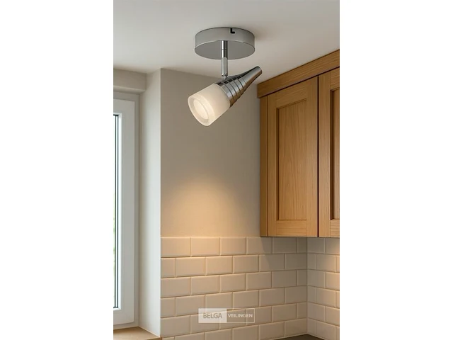 6 x led plafondspot – di02 – 5w – 4000k – neutraal wit – zilver - afbeelding 2 van  5