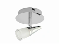 6 x led plafondspot – di02 – 5w – 4000k – neutraal wit – zilver - afbeelding 3 van  5