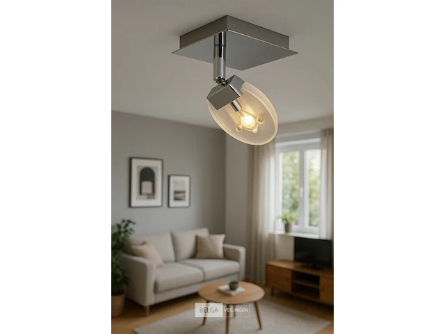 6 x led plafondspot – hl7161l – 5w – 4000k – neutraal wit – zilver - afbeelding 2 van  5