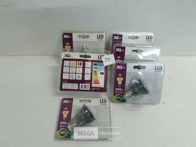 6 x led spot e27 fitting 5w 345lm warm wit - afbeelding 1 van  3